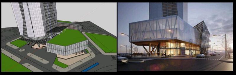 Office Building 3D SKP Model for SketchUp