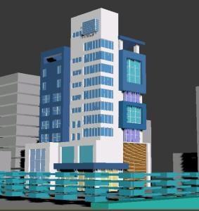 Office Building 3DM CAD Drawing
