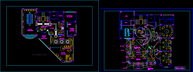 Office Building-Interior Layout DWG Block for AutoCAD - Designs CAD