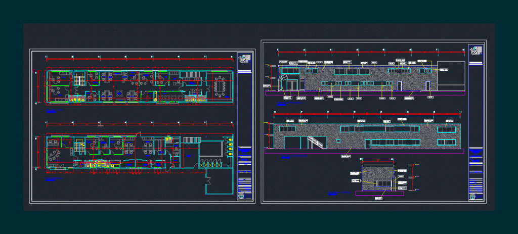 Office Building Company Ferretera DWG Block for AutoCAD