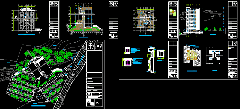 Office Building Cuajimalpa DWG Block for AutoCAD
