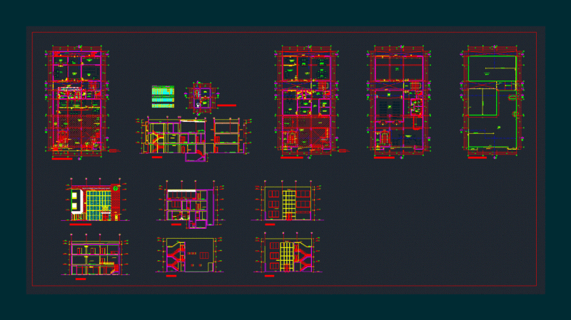 Office Building DWG Block for AutoCAD