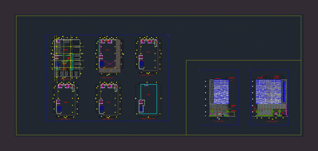 Office Building DWG Block for AutoCAD