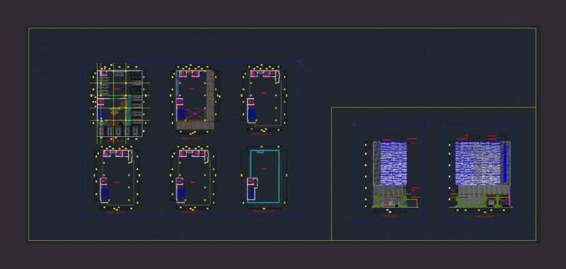 Office Building DWG Block for AutoCAD