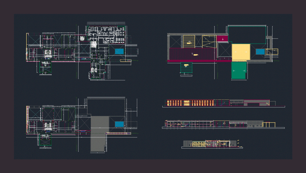 Office Building DWG Block for AutoCAD