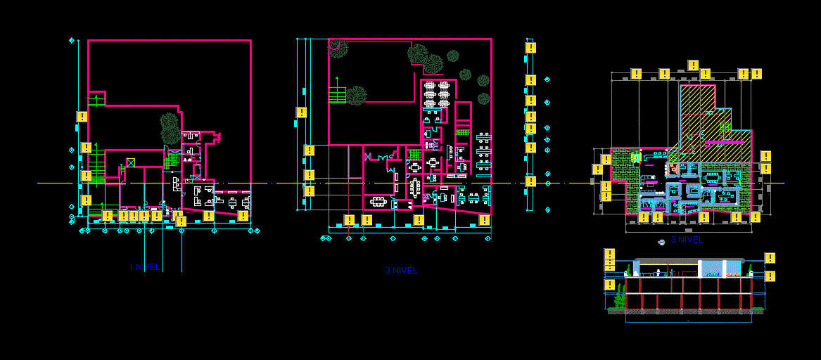 Office Building DWG Block for AutoCAD • Designs CAD