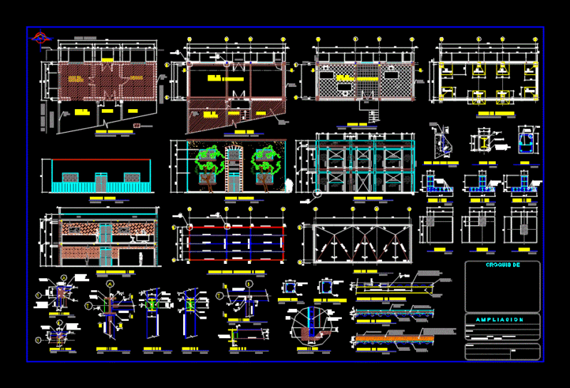 Office Building DWG Detail for AutoCAD