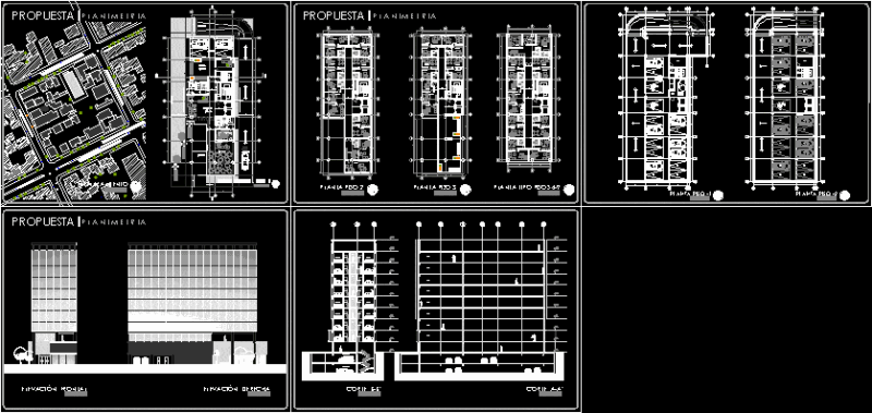 Office Building DWG Full Project for AutoCAD