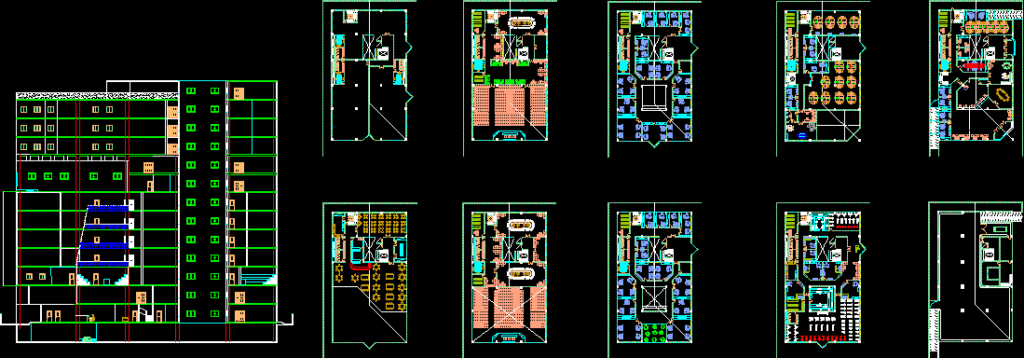 Office DWG Block for AutoCAD