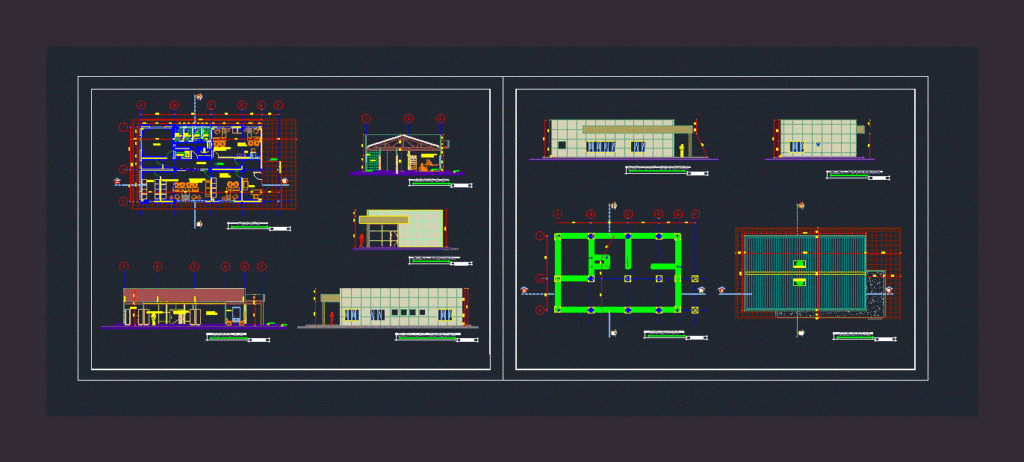 Office DWG Plan for AutoCAD