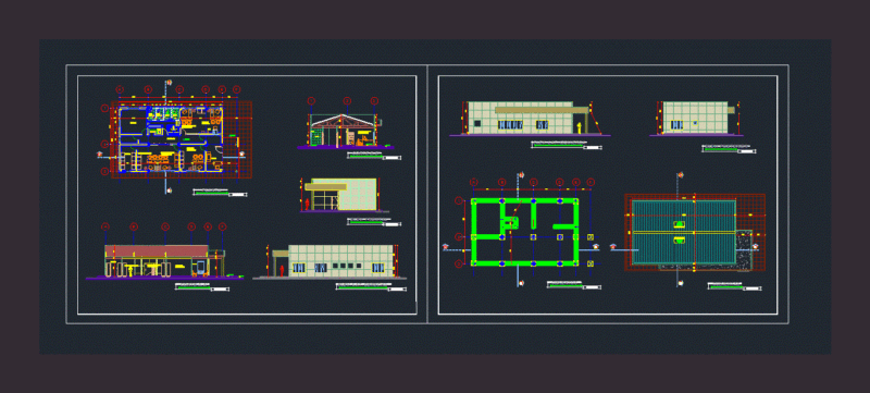 Office DWG Plan for AutoCAD