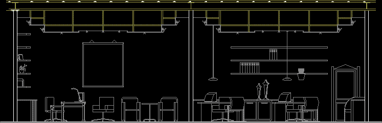 Office Elevation DWG Elevation for AutoCAD • Designs CAD