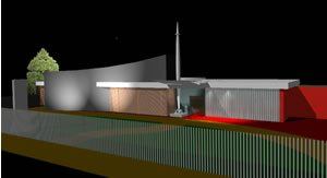 Office Facade , Banco Electronica Del Paraguay, Asuncion 3D DWG Full Project for AutoCAD