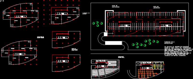 Office S Towers DWG Block for AutoCAD