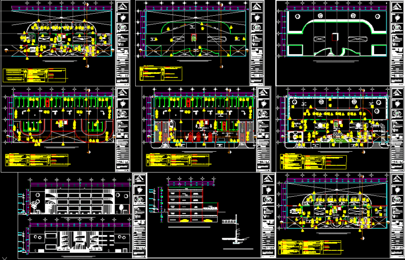 Offices – Finished Drawings DWG Block for AutoCAD