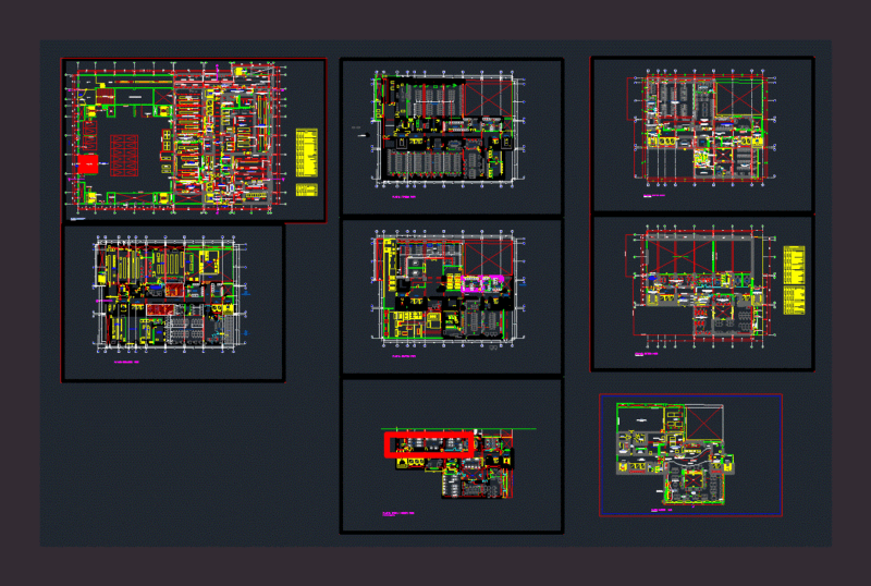 Offices DWG Model for AutoCAD