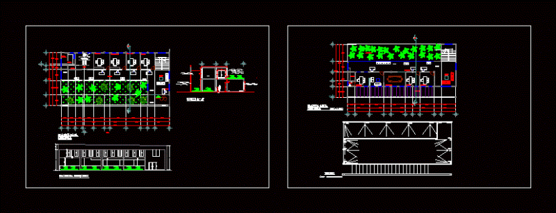 Offices With 8 Cubicles DWG Block for AutoCAD