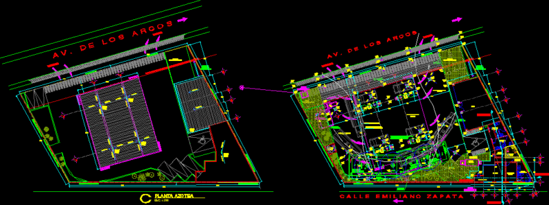 Oil Station DWG Block for AutoCAD