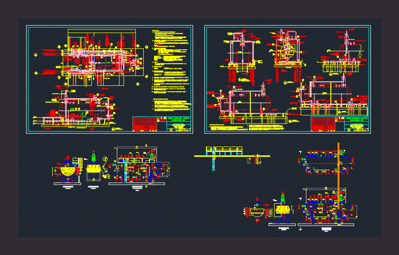 Oil Vessel Details DWG Plan for AutoCAD