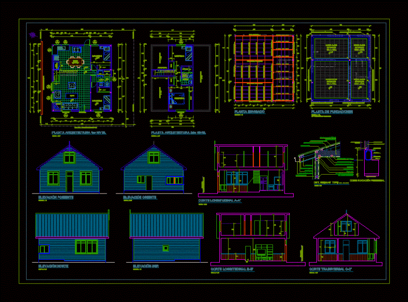 Old House Remodeling DWG Model for AutoCAD
