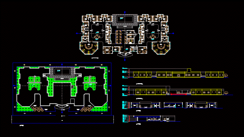 Oldage Home DWG Block for AutoCAD