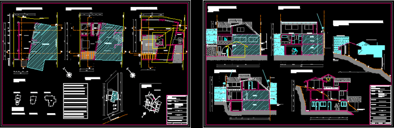 One Family Housing, Expansion Project, Vina Del Mar, Chile DWG Full Project for AutoCAD