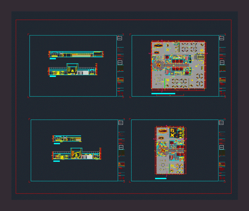 Open Plan Office DWG Plan for AutoCAD
