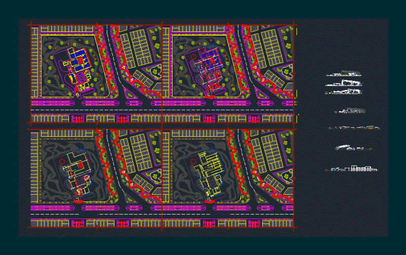 Orange Industry DWG Block for AutoCAD
