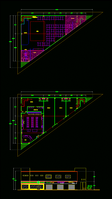 Oxxo Type Commercial DWG Plan for AutoCAD • Designs CAD