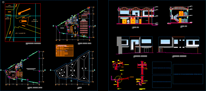 Pachakuteq Multipurpose Center DWG Block for AutoCAD