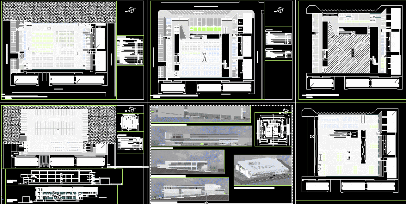 Pacocha Marcket DWG Section for AutoCAD
