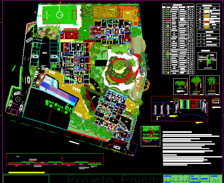 Paisajismo Completo DWG Full Project for AutoCAD • Designs CAD