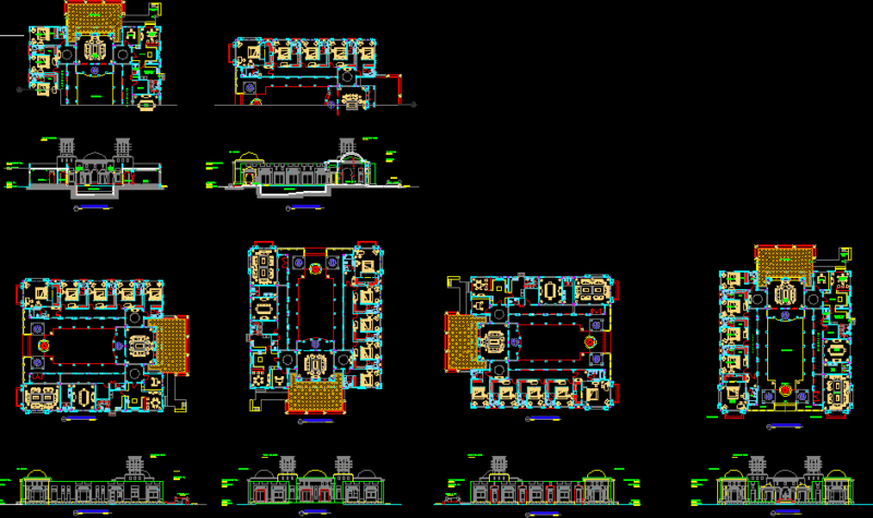 Palace DWG Full Project for AutoCAD