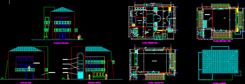 Palma Victoria Hall DWG Section for AutoCAD