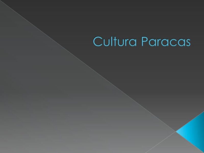 Paracas Archaeological Culture, Pisco, Peru PDF (Document)