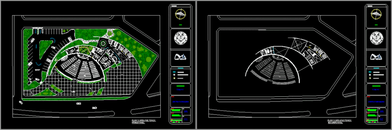 Parish Center DWG Full Project for AutoCAD
