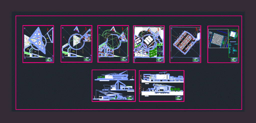Parish Center DWG Plan for AutoCAD