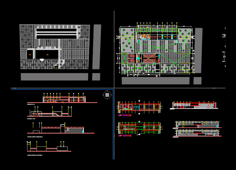 Parish Complex DWG Full Project for AutoCAD