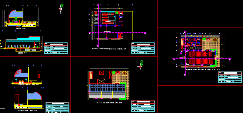 Parish House Project DWG Full Project for AutoCAD