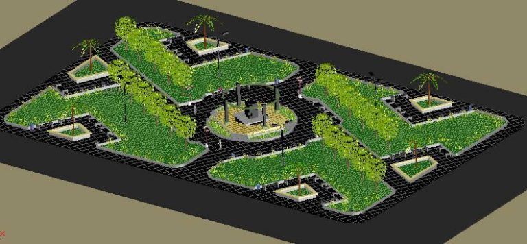 Park 3D DWG Full Project For AutoCAD • Designs CAD