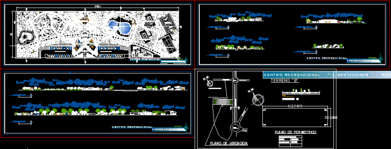 Park – Entertainment DWG Section for AutoCAD