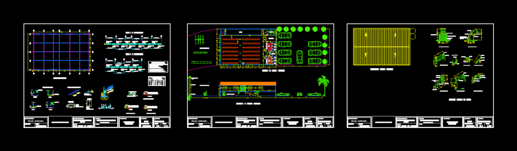 Park DWG Block for AutoCAD