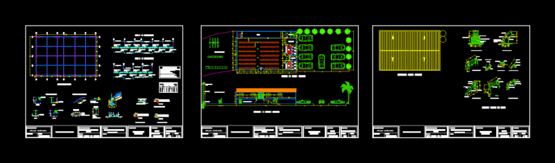 Park DWG Block for AutoCAD