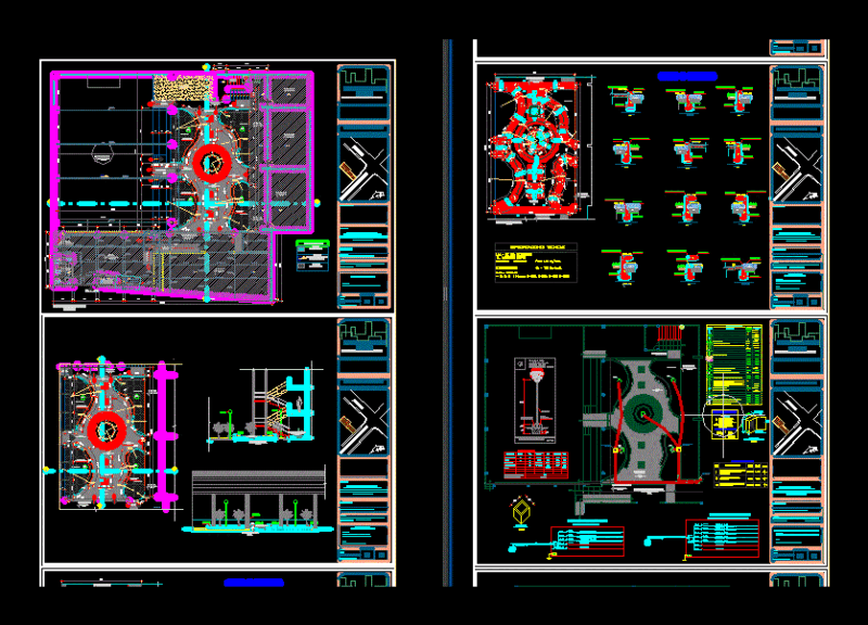 Park For School DWG Plan for AutoCAD