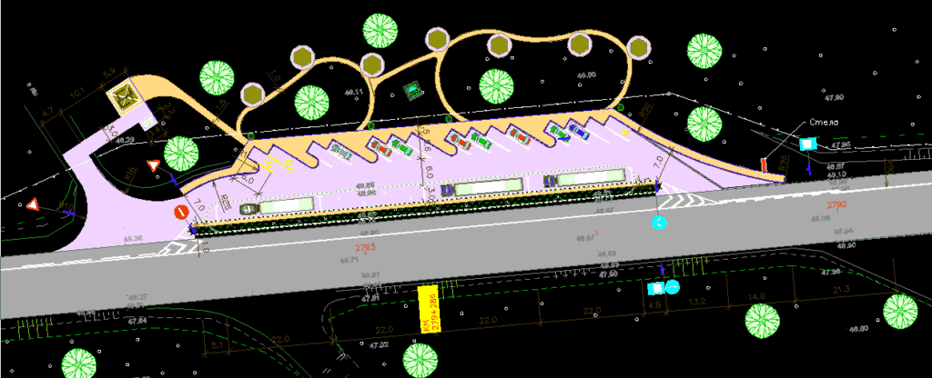 Parking DWG Block for AutoCAD
