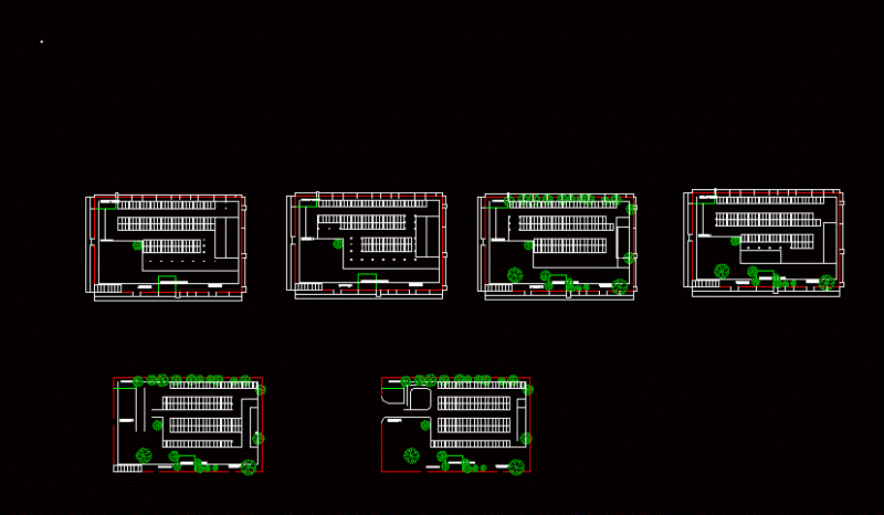Parking DWG Block for AutoCAD