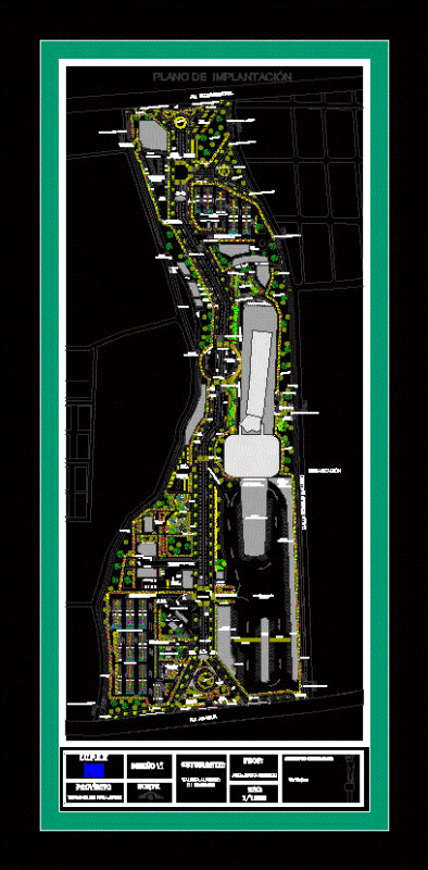 Passenger Terminal DWG Block for AutoCAD