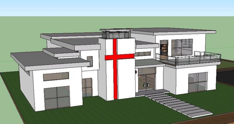 Pastoral House Puerto Colombia Gaitan 3D SKP Model for SketchUp