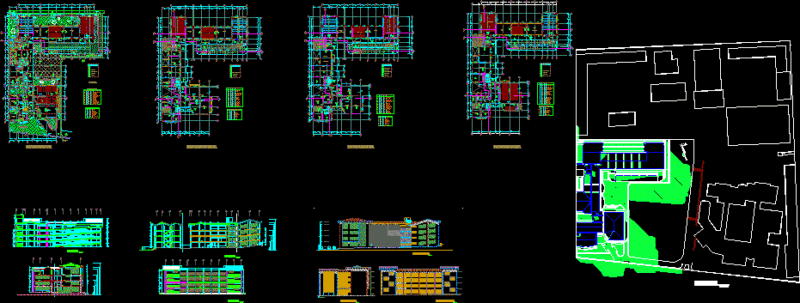 Pavilion Faculty Administration Cusco DWG Full Project for AutoCAD