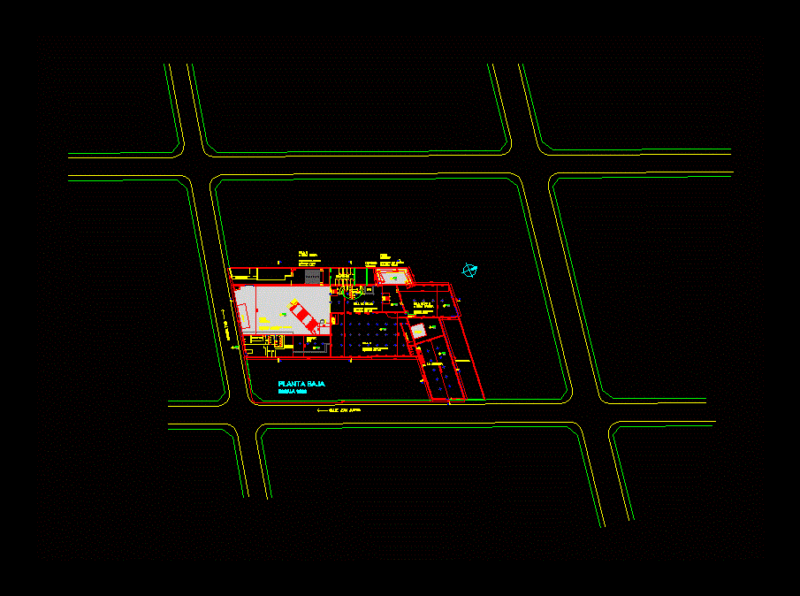Pb Konex Cultural Center DWG Block for AutoCAD
